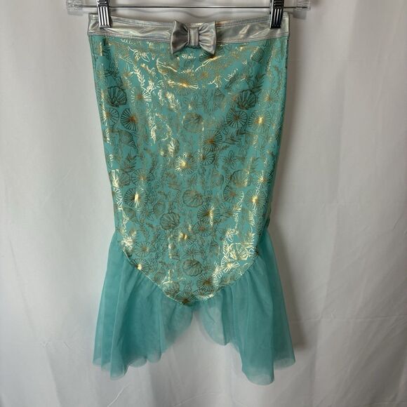 Disney Store Girls Med / 8 Ariel Little Mermaid Deluxe Adaptive 3 Piece Swim Set - Picture 11 of 16